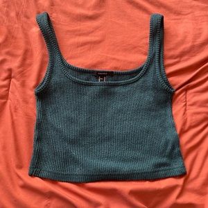Emerald Green Tank Crop Top